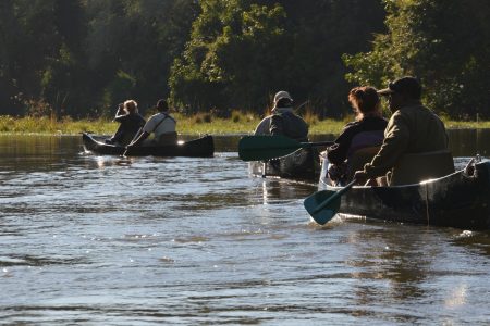 Canoe safari Lower Zambezi