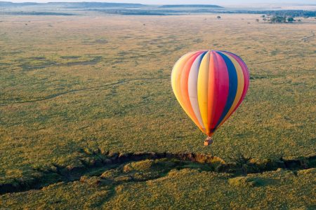 Ballooning over the Maasai Mara
