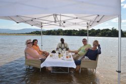 Safari Club Photos - Lunch at Sausage Tree Lower Zambezi